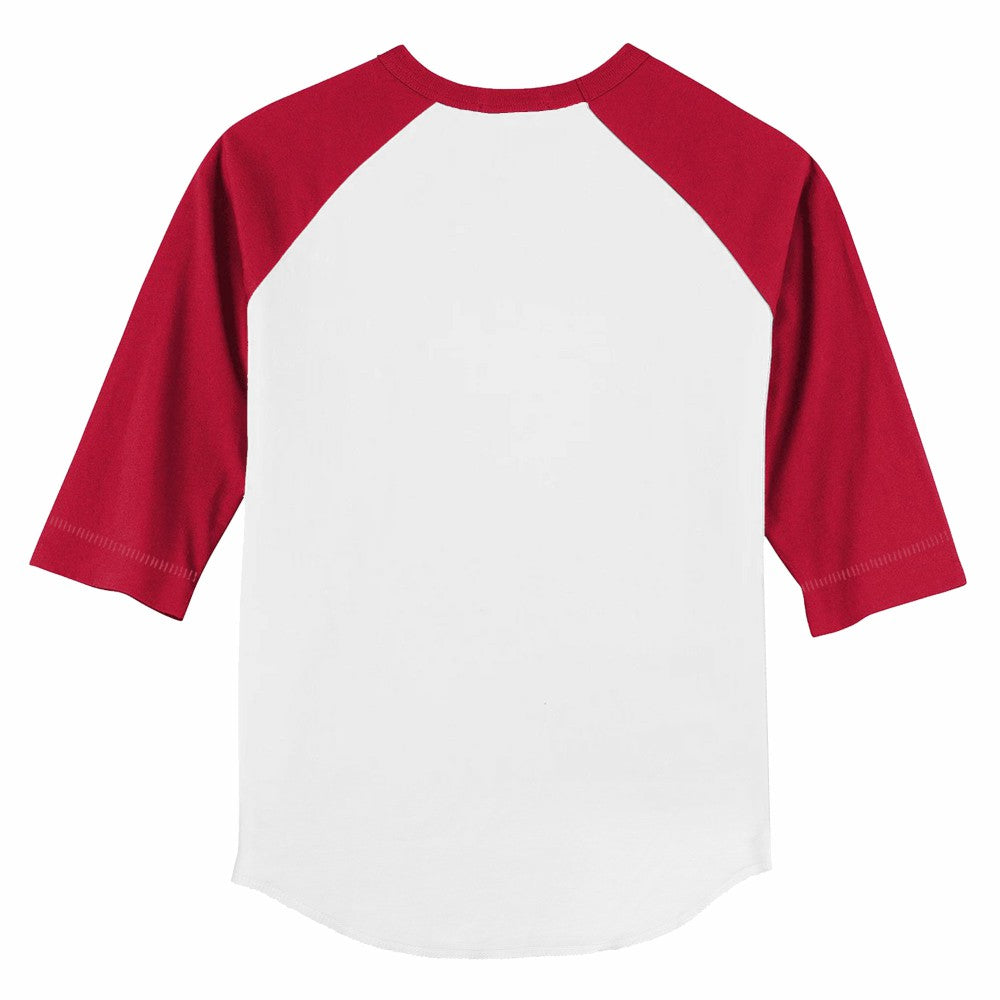 Cincinnati Reds Tiny Turnip Youth Stacked 3/4-Sleeve Raglan T-Shirt - MLB