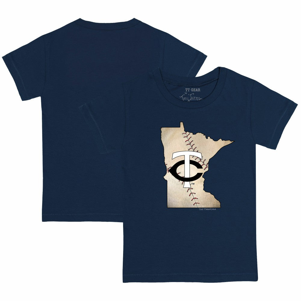 Minnesota Twins Tiny Turnip Youth State Outline T-Shirt - MLB