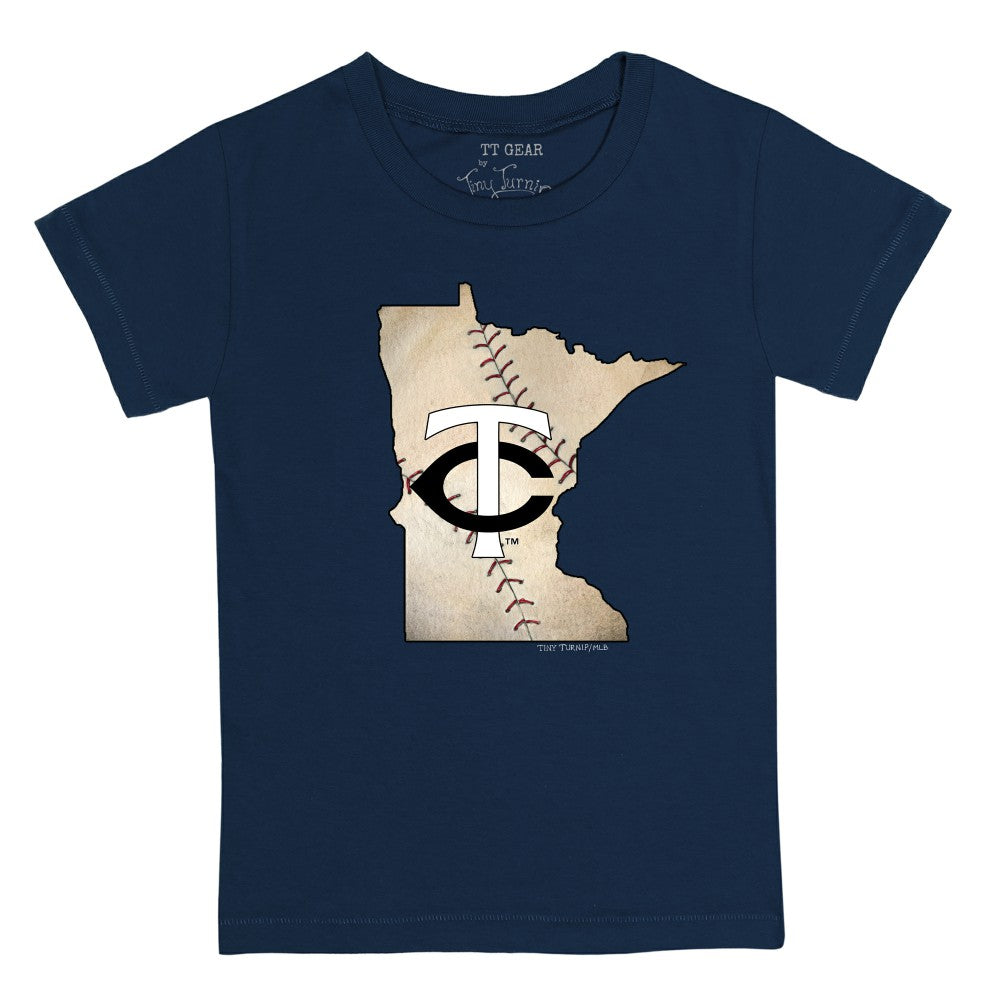 Minnesota Twins Tiny Turnip Youth State Outline T-Shirt - MLB