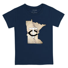 Minnesota Twins Tiny Turnip Youth State Outline T-Shirt - MLB