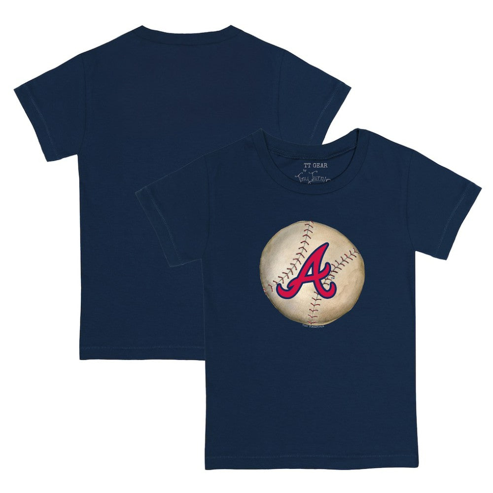 Atlanta Braves Tiny Turnip Youth Stitched Baseball T-Shirt - MLB