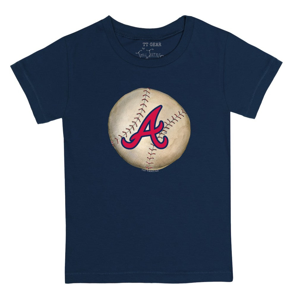Atlanta Braves Tiny Turnip Youth Stitched Baseball T-Shirt - MLB