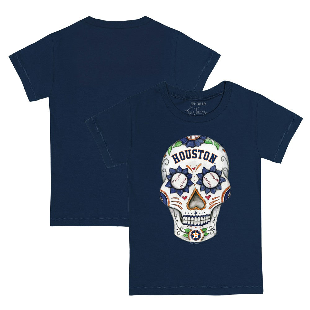 Houston Astros Tiny Turnip Youth Sugar Skull T-Shirt - MLB