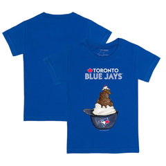 Toronto Blue Jays Tiny Turnip Youth Sundae Helmet T-Shirt - MLB