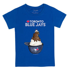 Toronto Blue Jays Tiny Turnip Youth Sundae Helmet T-Shirt - MLB