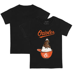 Baltimore Orioles Tiny Turnip Youth Sundae Helmet T-Shirt - MLB
