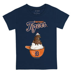 Detroit Tigers Tiny Turnip Youth Sundae Helmet T-Shirt - MLB