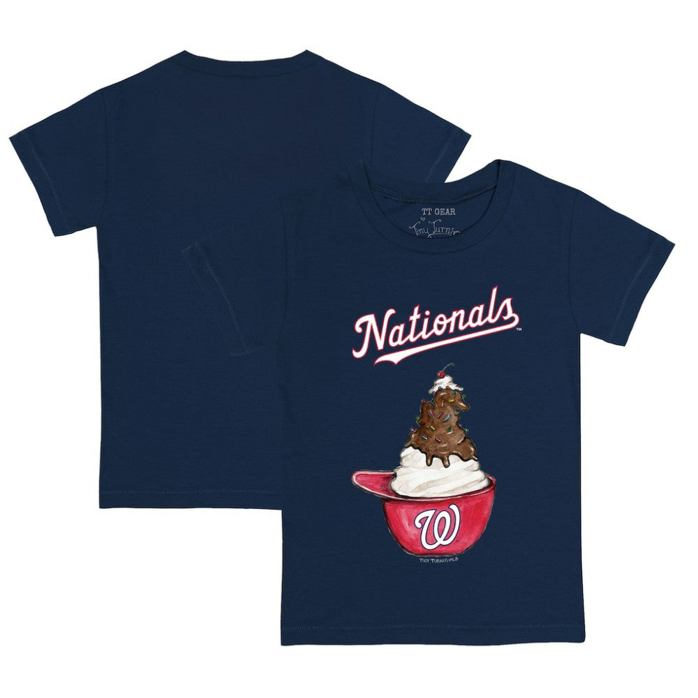 Washington Nationals Tiny Turnip Youth Sundae Helmet T-Shirt - MLB