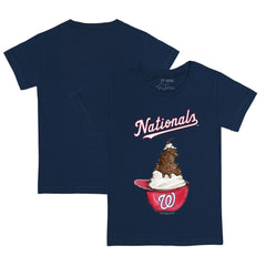 Washington Nationals Tiny Turnip Youth Sundae Helmet T-Shirt - MLB