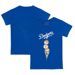 Los Angeles Dodgers Tiny Turnip Youth Triple Scoop T-Shirt - MLB