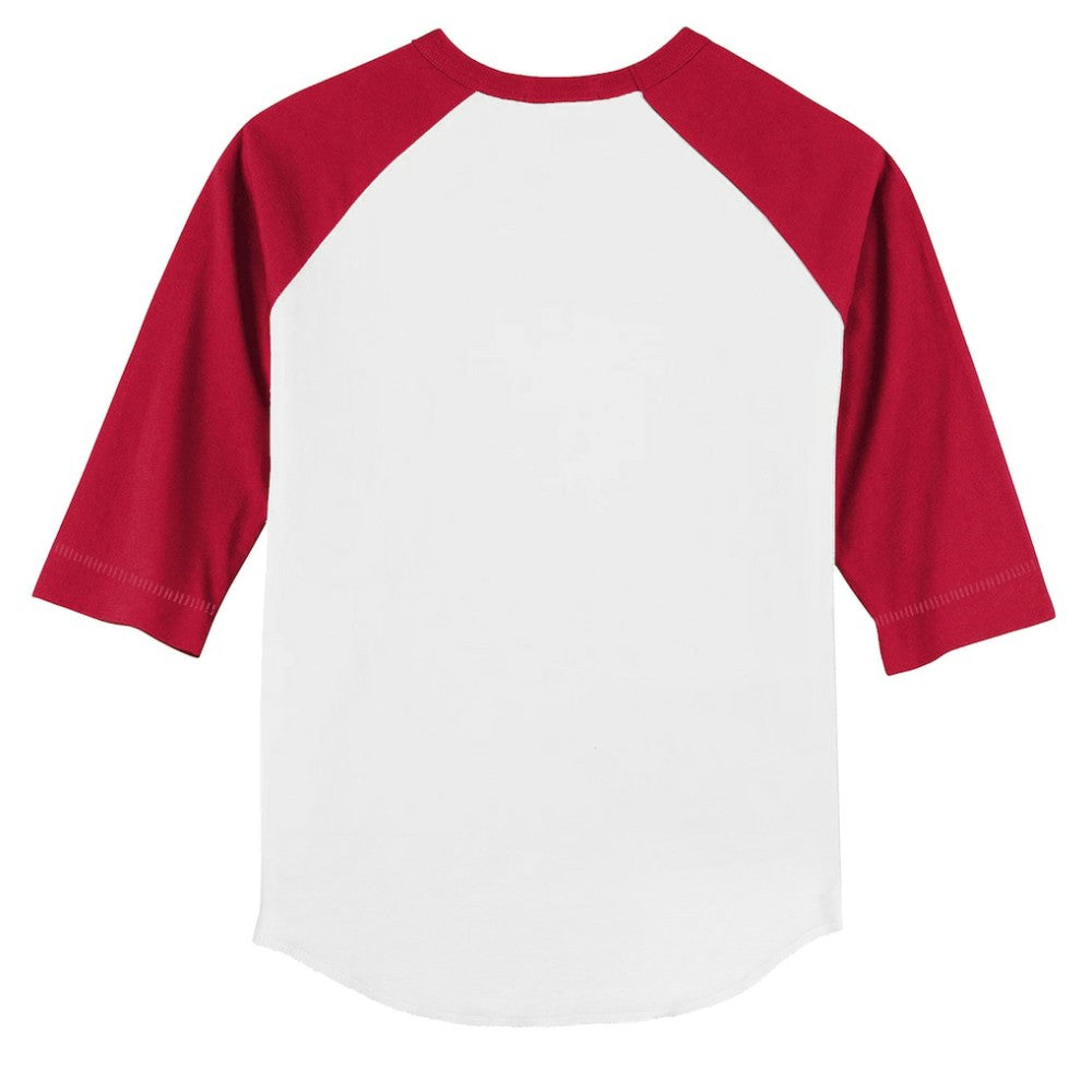 Boston Red Sox Tiny Turnip Youth Triple Scoop 3/4-Sleeve Raglan T-Shirt - MLB