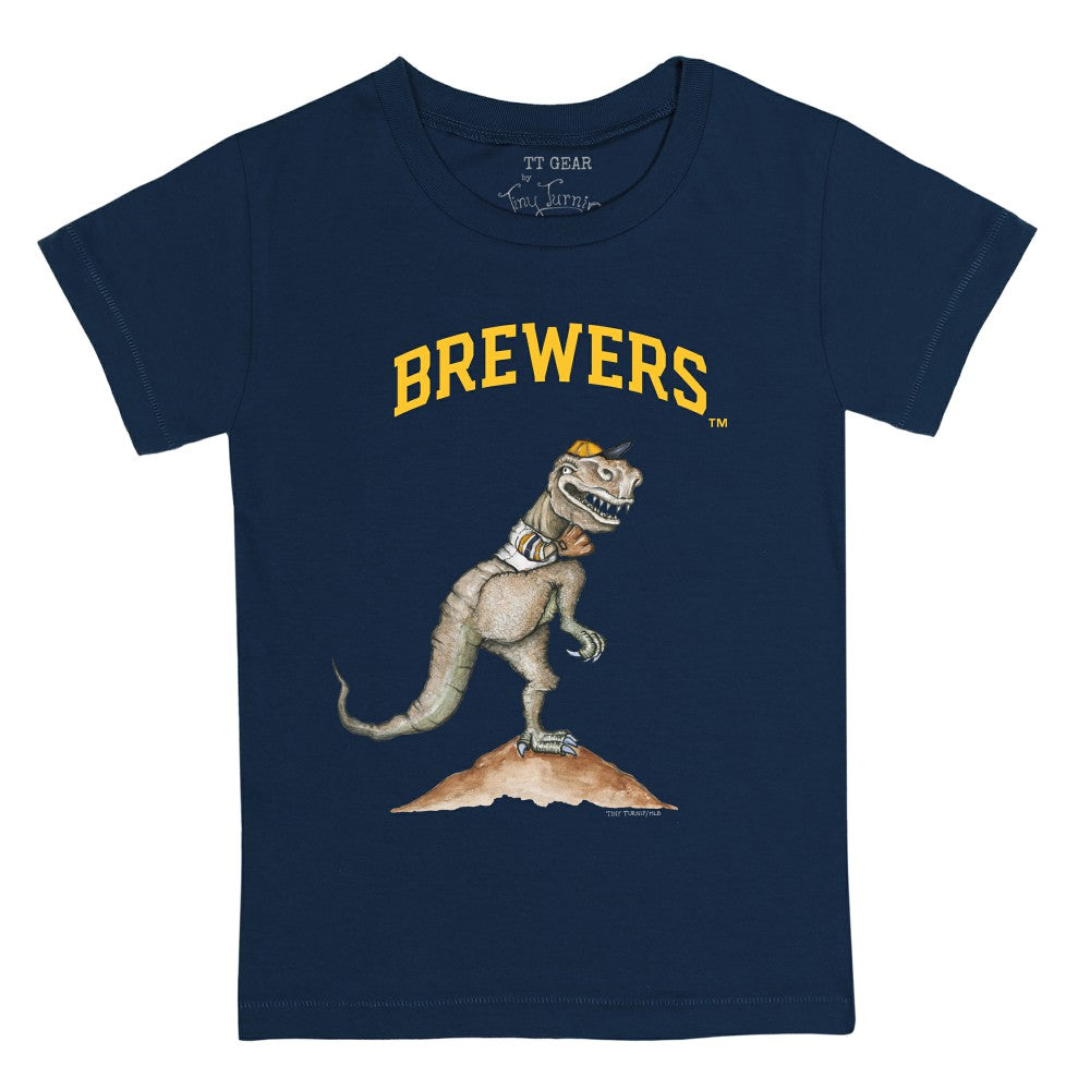 Milwaukee Brewers Tiny Turnip Youth TT Rex T-Shirt - MLB