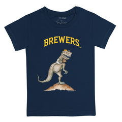 Milwaukee Brewers Tiny Turnip Youth TT Rex T-Shirt - MLB
