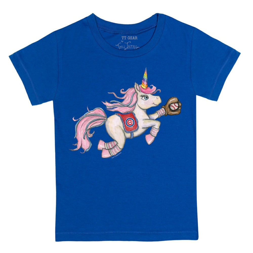 Chicago Cubs Tiny Turnip Youth Unicorn T-Shirt - MLB