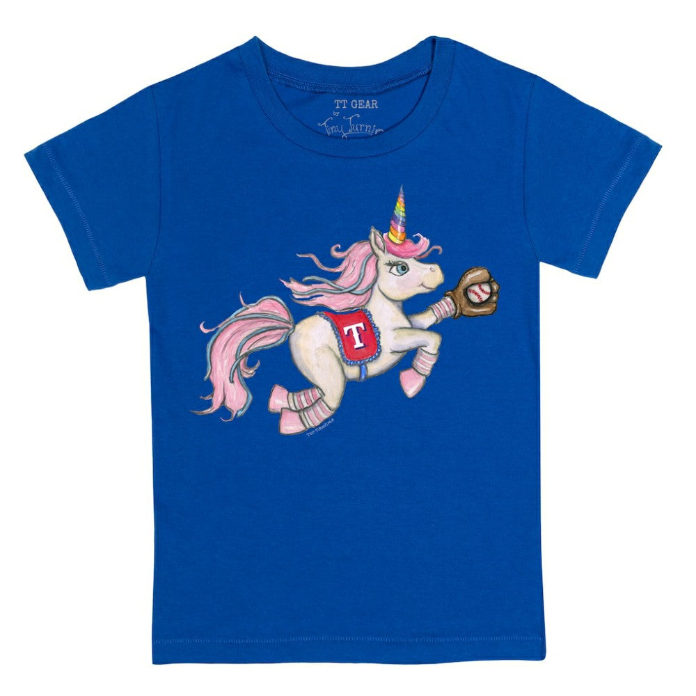 Texas Rangers Tiny Turnip Youth Unicorn T-Shirt - MLB
