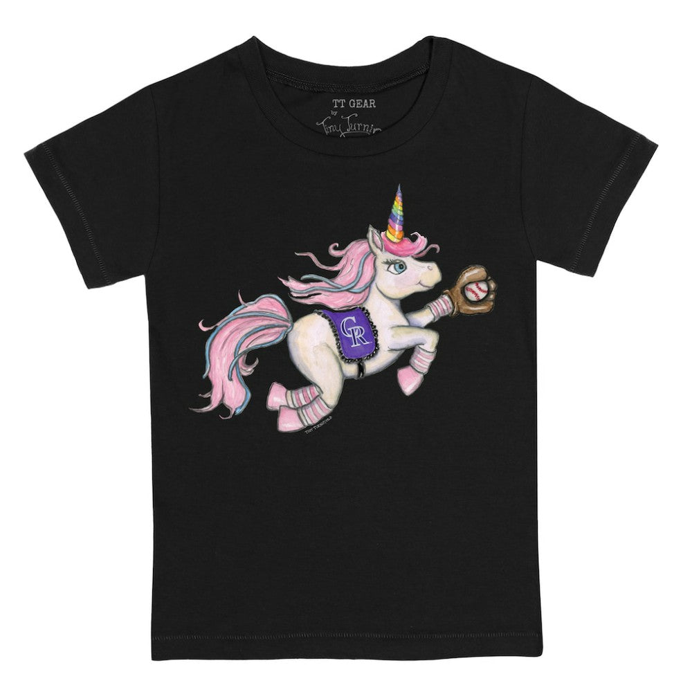 Colorado Rockies Tiny Turnip Youth Unicorn T-Shirt - MLB