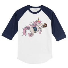 Seattle Mariners Tiny Turnip Youth Unicorn 3/4-Sleeve Raglan T-Shirt - MLB