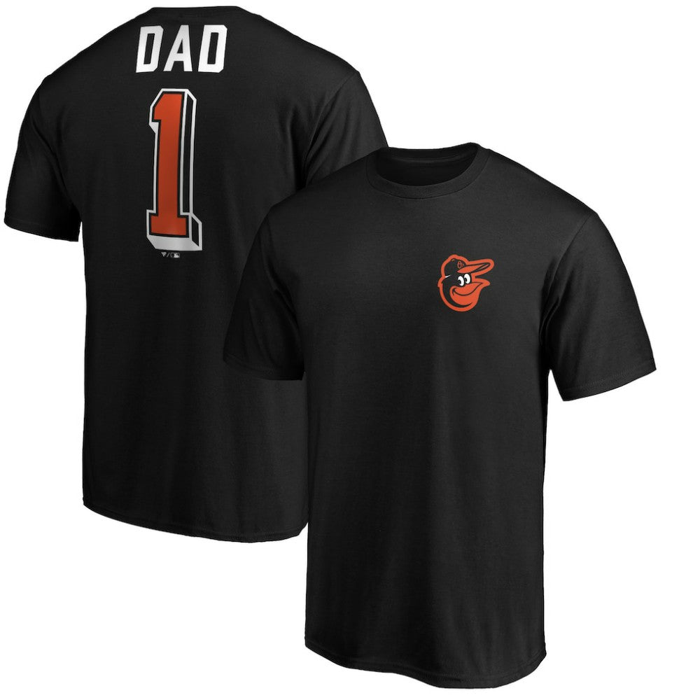 Baltimore Orioles Number One Dad T-Shirt - MLB
