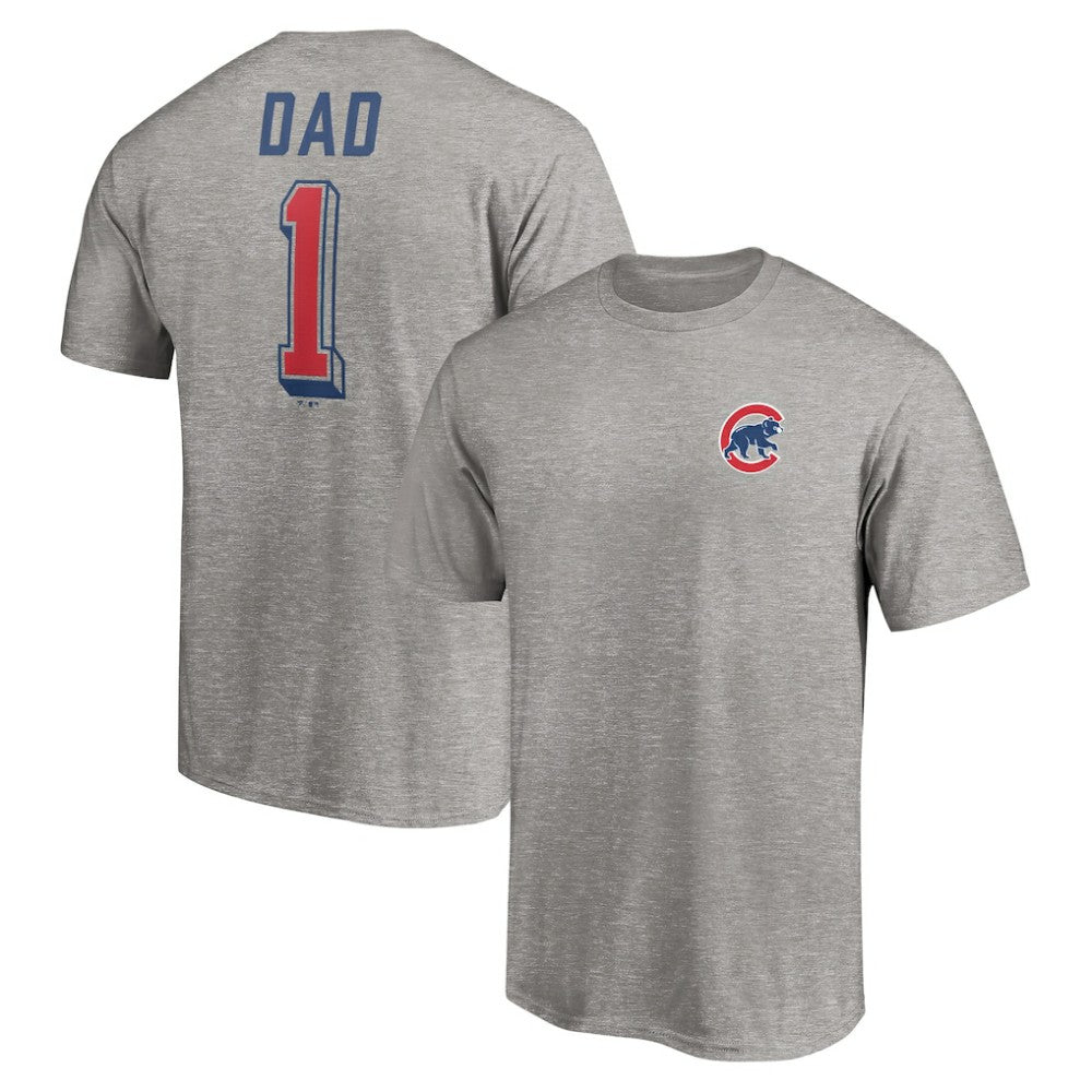 Chicago Cubs Number One Dad T-Shirt - MLB