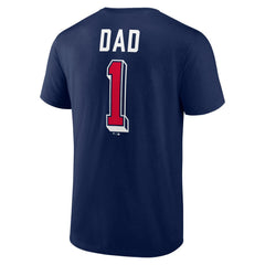 Cleveland Guardians Number One Dad Team Logo T-Shirt - MLB