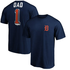 Detroit Tigers Number One Dad T-Shirt - MLB