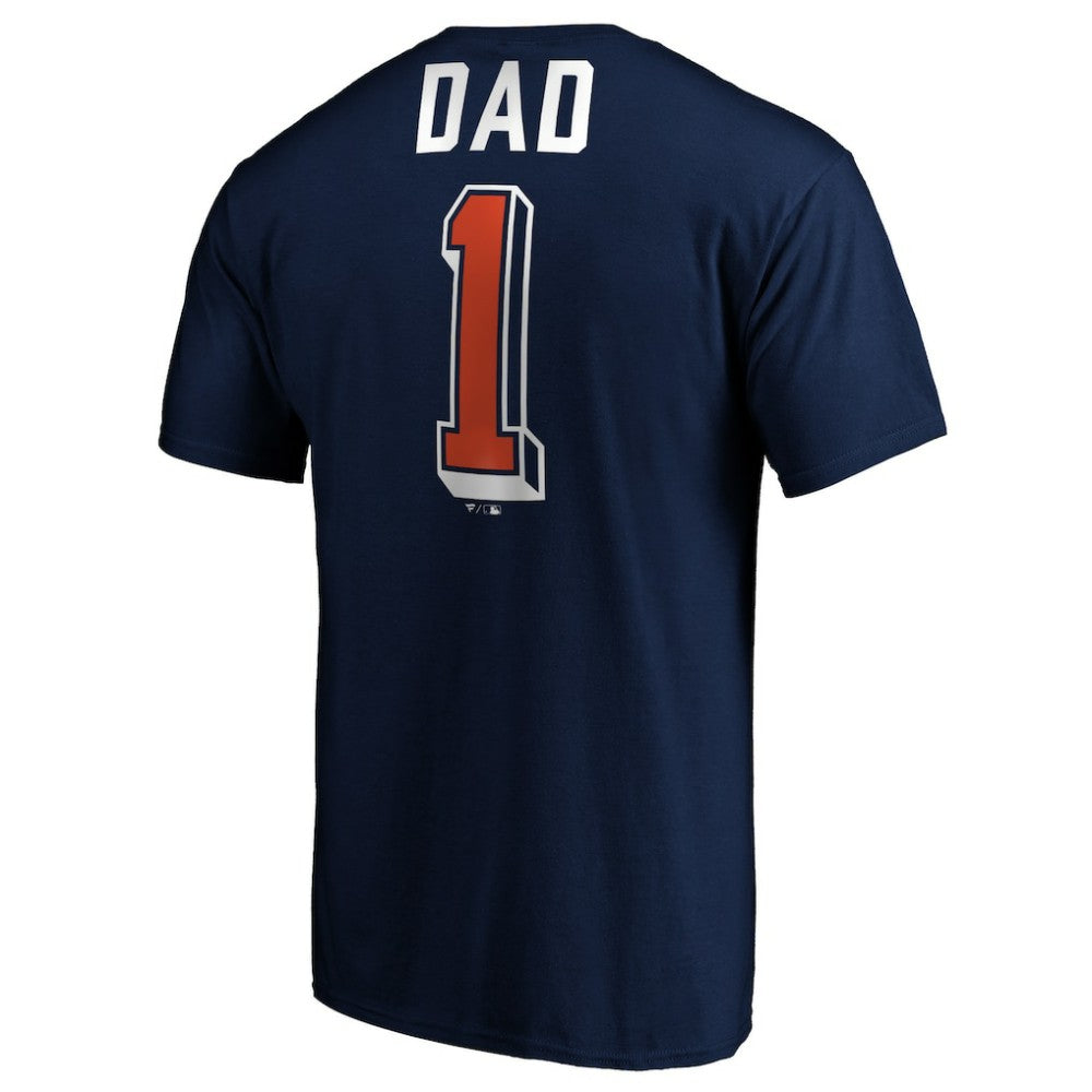 Detroit Tigers Number One Dad T-Shirt - MLB