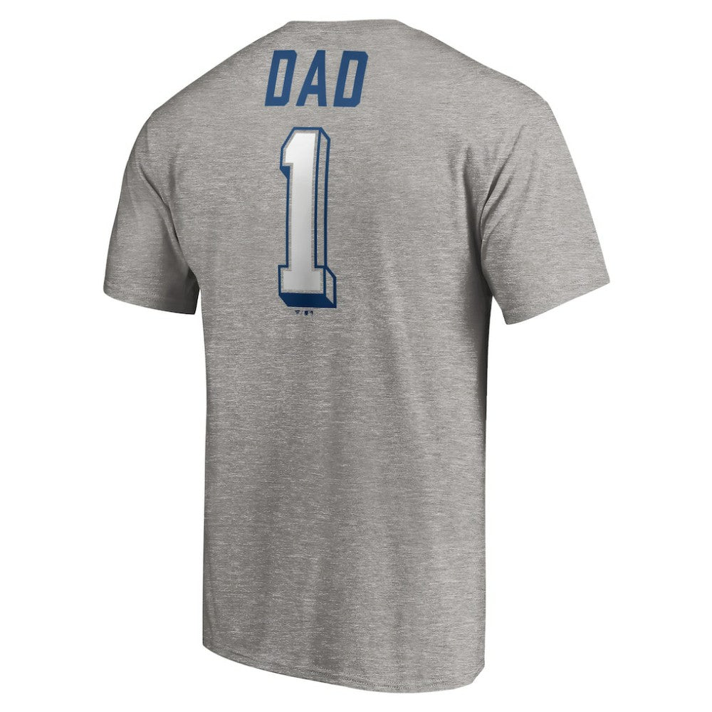 Los Angeles Dodgers Number One Dad T-Shirt - MLB