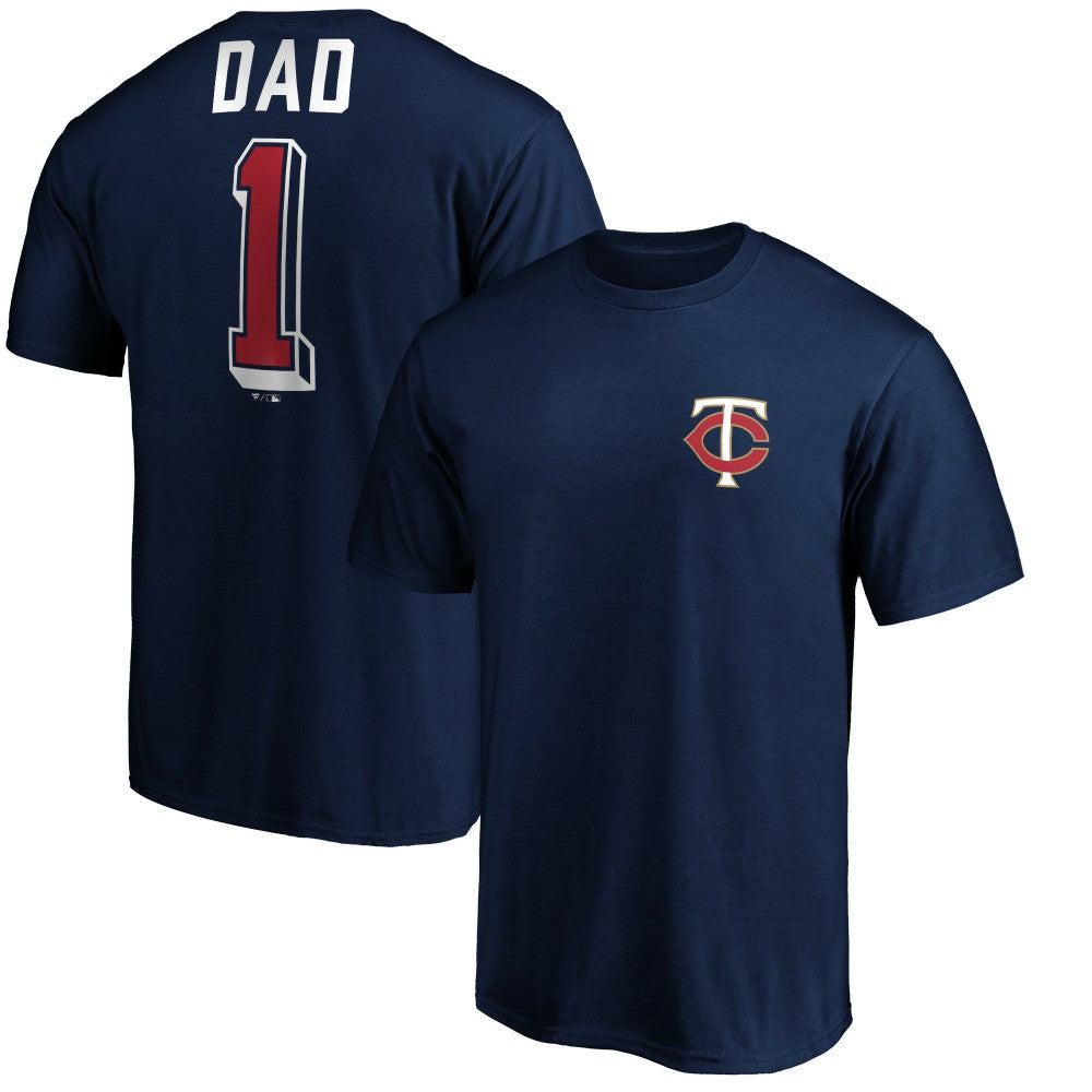 Minnesota Twins Number One Dad T-Shirt - MLB