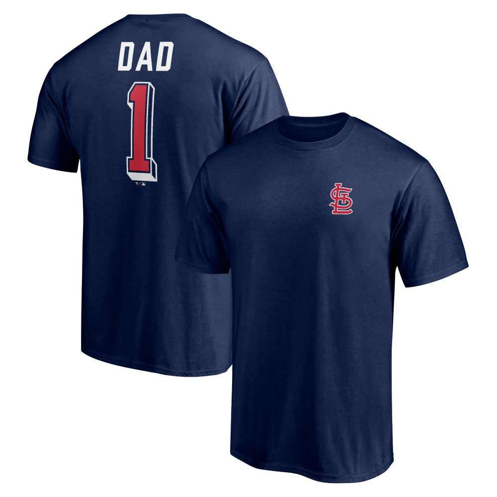 St. Louis Cardinals Number One Dad T-Shirt - MLB