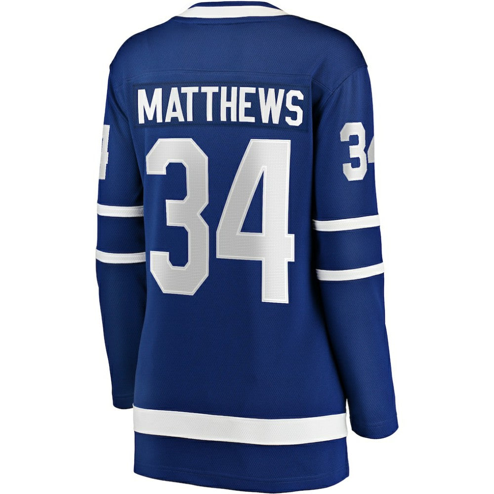 Auston Matthews Toronto Maple Leafs Fanatics Women's Home Breakaway Jersey - Blue - NHL