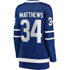 Auston Matthews Toronto Maple Leafs Fanatics Women's Home Breakaway Jersey - Blue - NHL