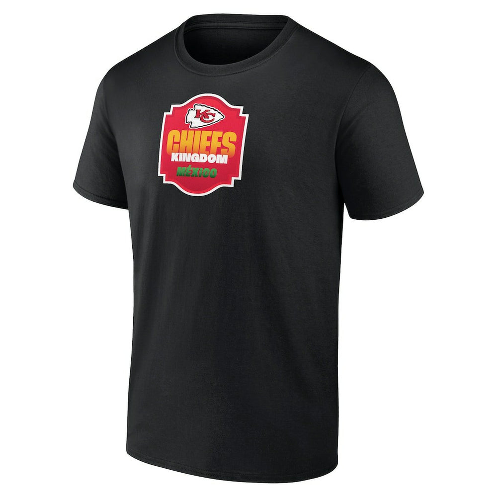 Kansas City Chiefs Kingdom Mexico T-Shirt Black | NFL