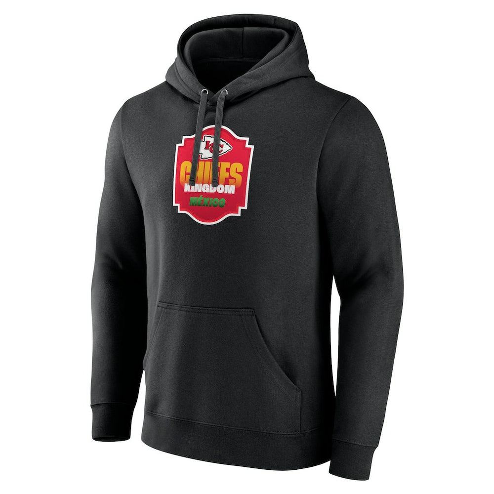 Kansas City Chiefs Kingdom Mexico Pullover Hoodie Black | NFL