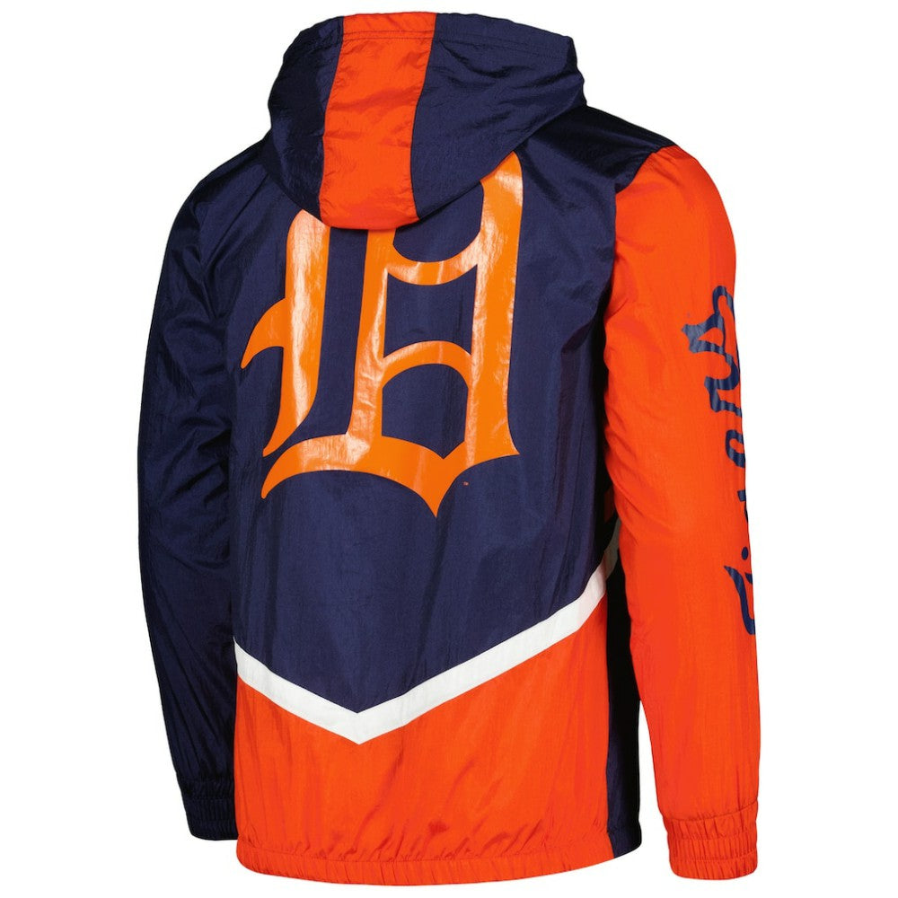 Detroit Tigers Mitchell & Ness Undeniable Full-Zip Hoodie Windbreaker Jacket - MLB