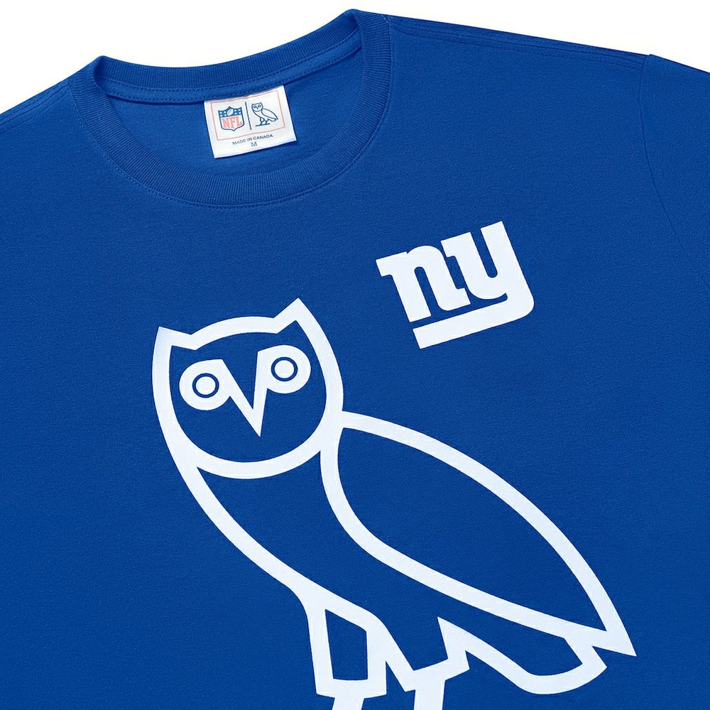 New York Giants OVO Owl Logo T-Shirt Royal | NFL