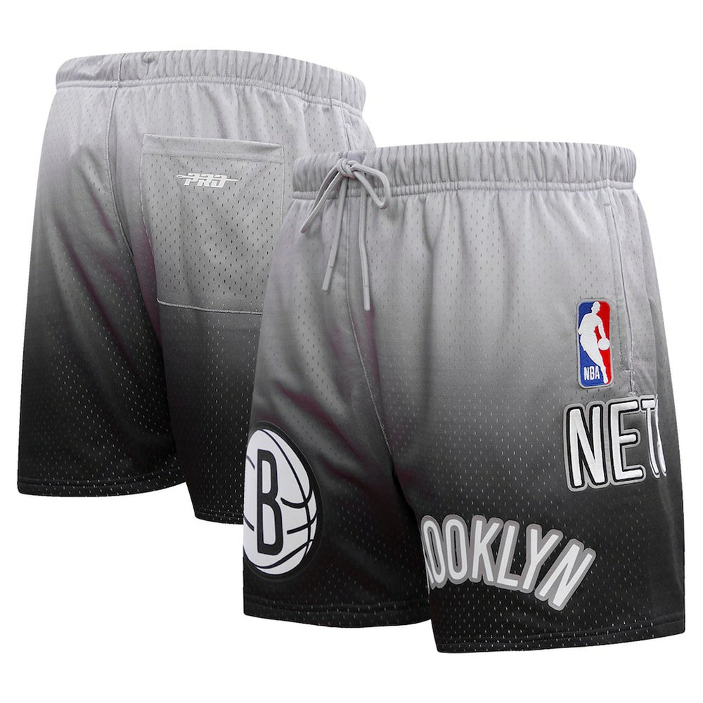 Brooklyn Nets Pro Standard Ombre Mesh Shorts Black/Gray - NBA