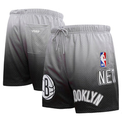 Brooklyn Nets Pro Standard Ombre Mesh Shorts Black/Gray - NBA