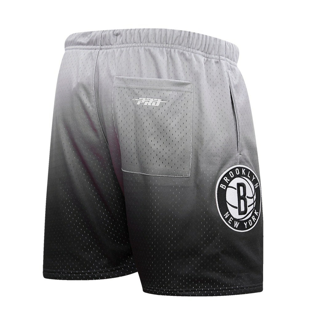 Brooklyn Nets Pro Standard Ombre Mesh Shorts Black/Gray - NBA