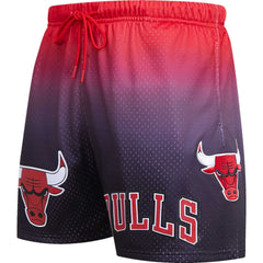 Chicago Bulls Pro Standard Ombre Mesh Shorts Black/Red - NBA