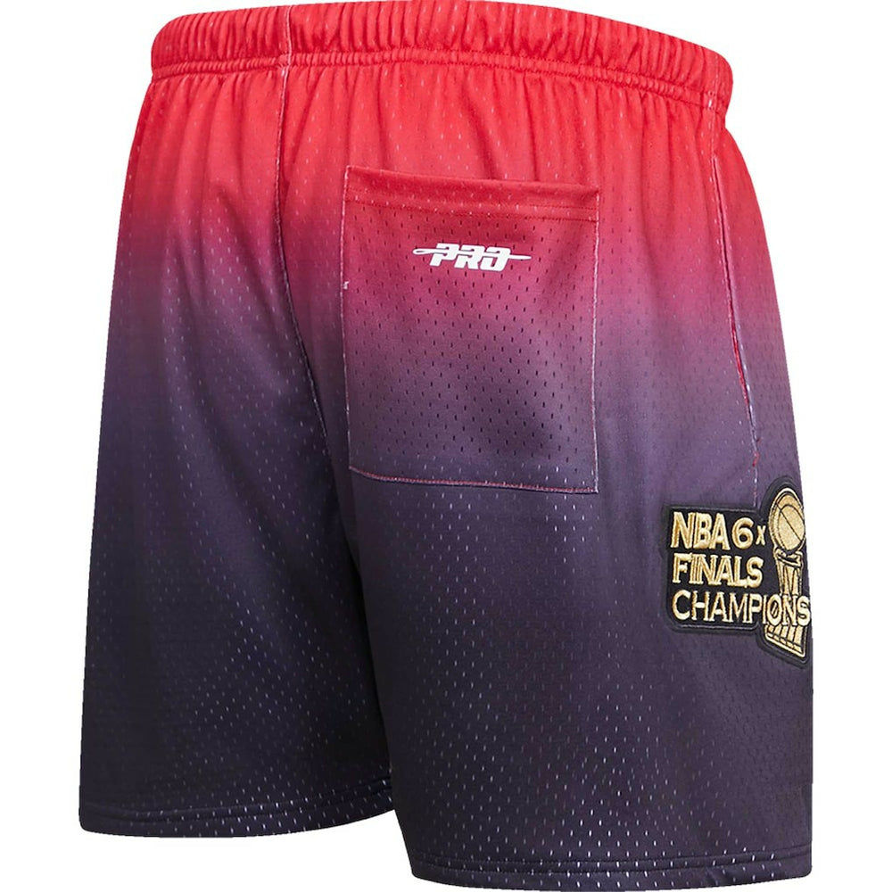 Chicago Bulls Pro Standard Ombre Mesh Shorts Black/Red - NBA