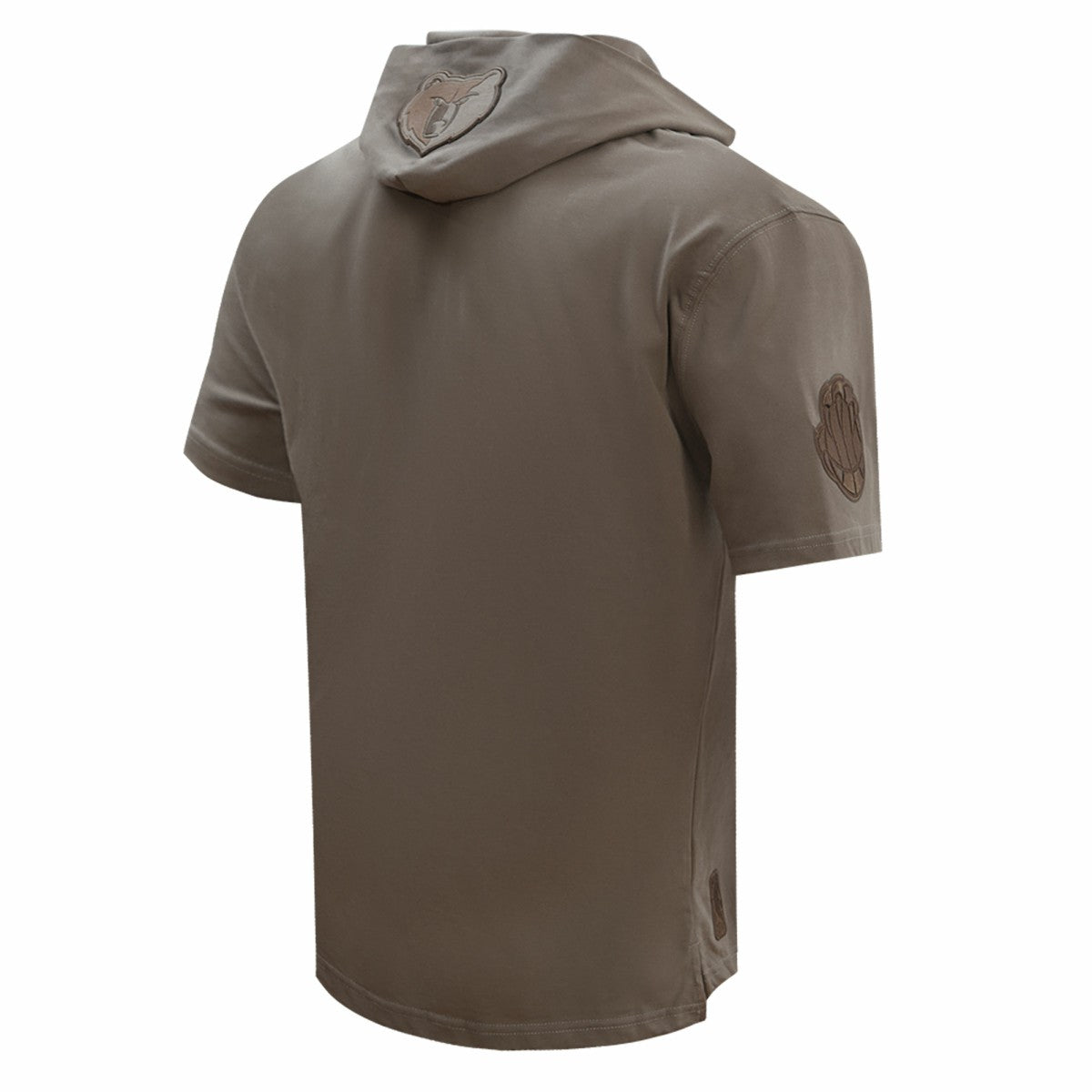 Memphis Grizzlies Pro Standard Neutrals Short Sleeve Pullover Hoodie Brown - NBA
