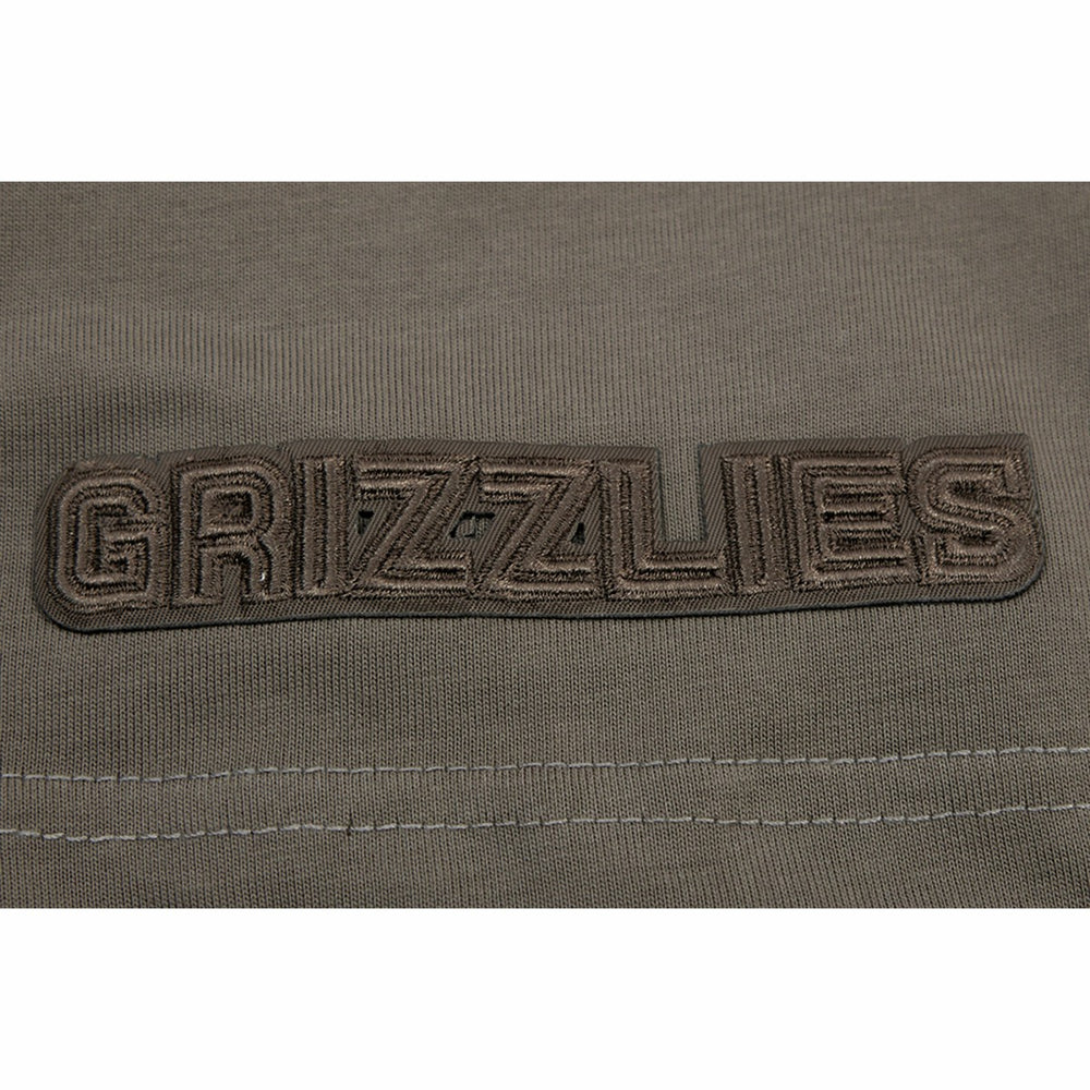 Memphis Grizzlies Pro Standard Neutrals Short Sleeve Pullover Hoodie Brown - NBA