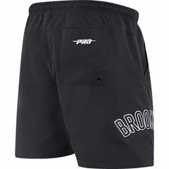 Brooklyn Nets Pro Standard Classics Woven Shorts Black - NBA