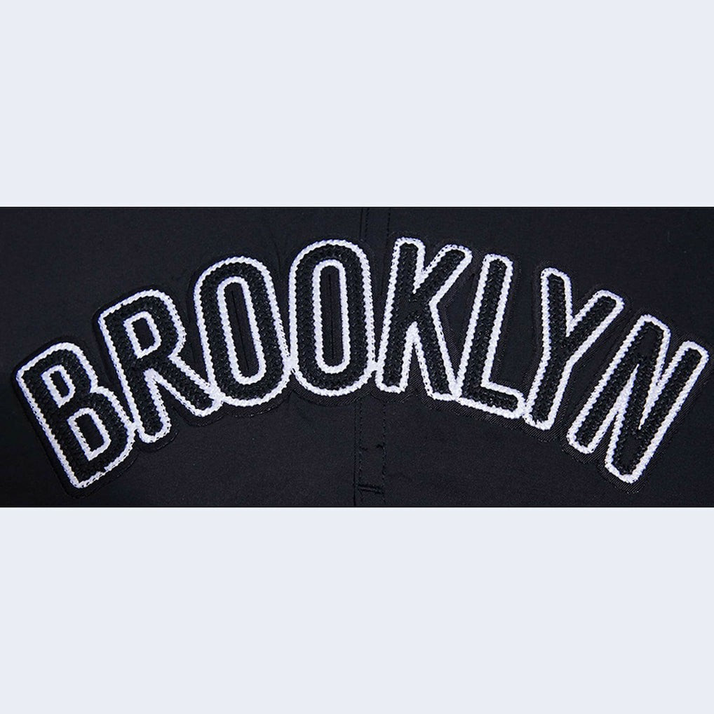 Brooklyn Nets Pro Standard Classics Woven Shorts Black - NBA