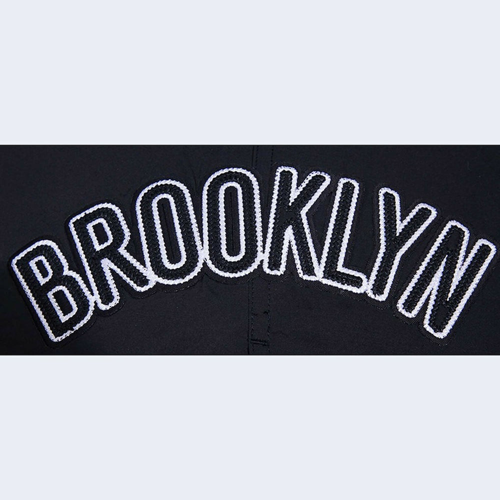Brooklyn Nets Pro Standard Classics Woven Shorts Black - NBA