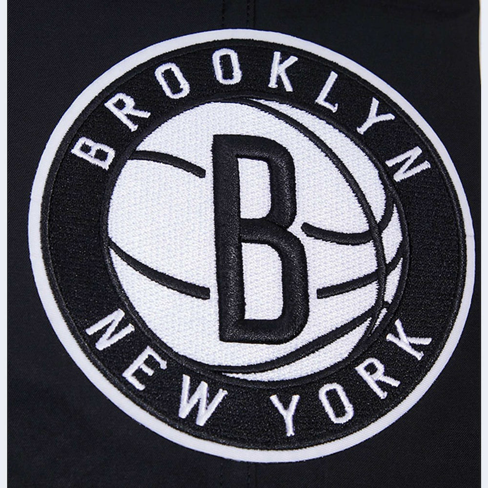 Brooklyn Nets Pro Standard Classics Woven Shorts Black - NBA