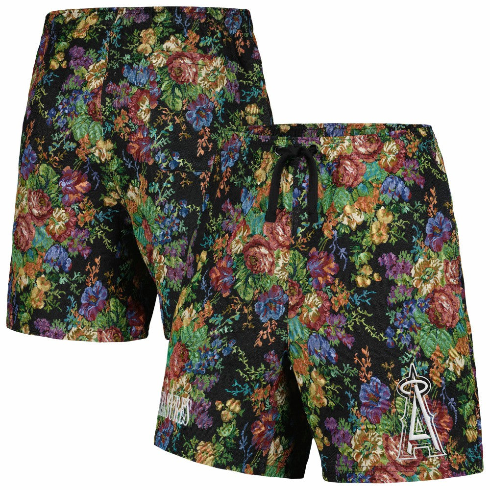 Los Angeles Angels PLEASURES Floral Shorts - MLB