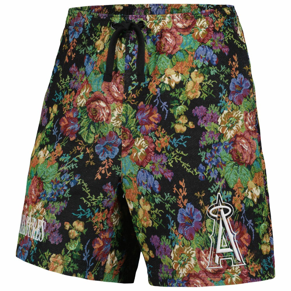 Los Angeles Angels PLEASURES Floral Shorts - MLB