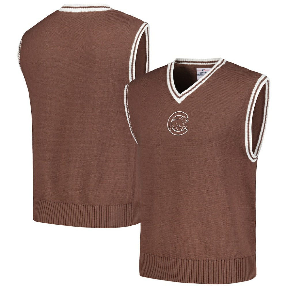Chicago Cubs PLEASURES Knit V-Neck Pullover Sweater Vest - MLB