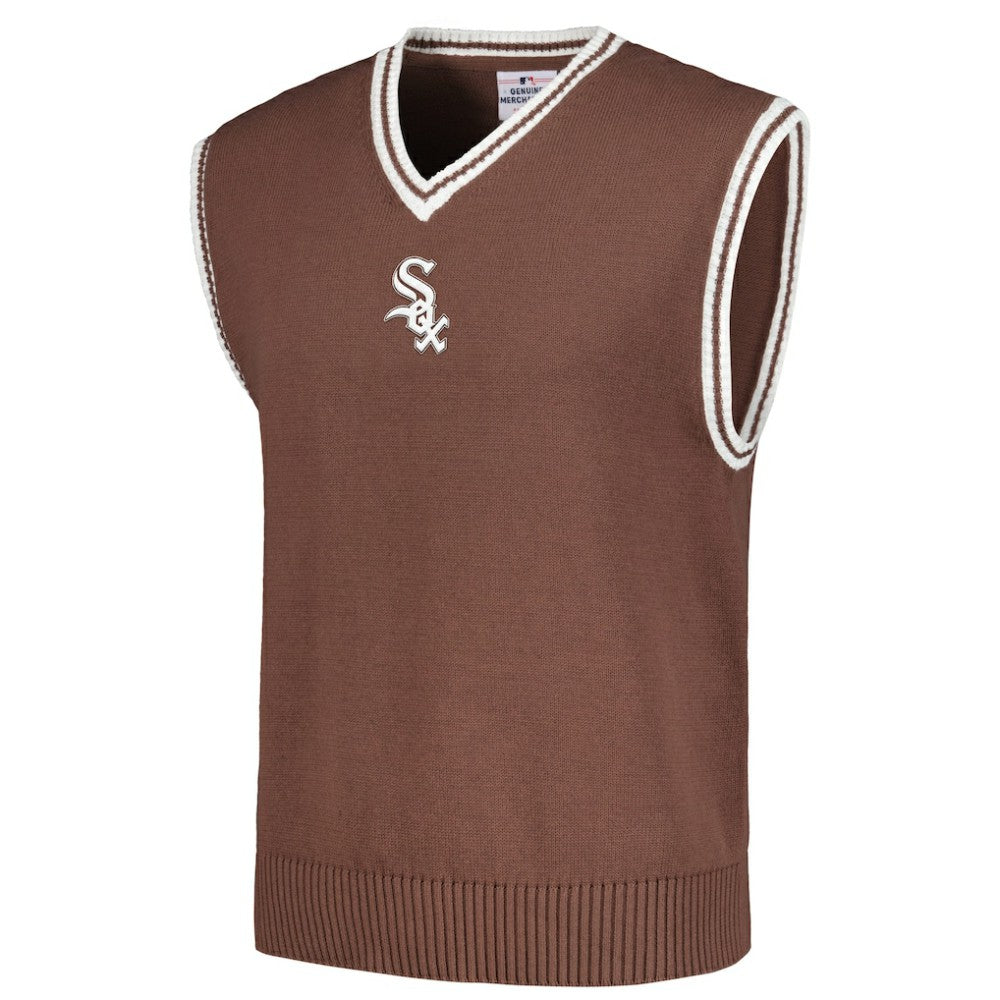 Chicago White Sox PLEASURES Knit V-Neck Pullover Sweater Vest - MLB